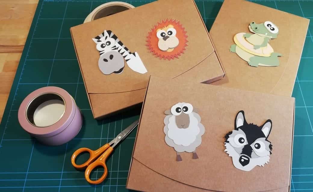 cadre décoratif sur le thème des animaux