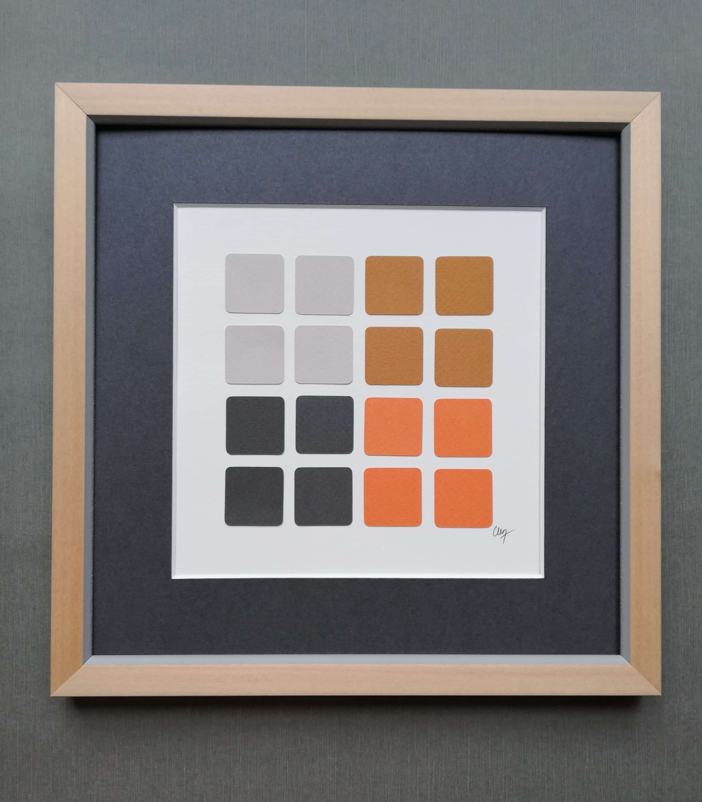 PIXELS – Palette chromatique gris/orange – Image 2