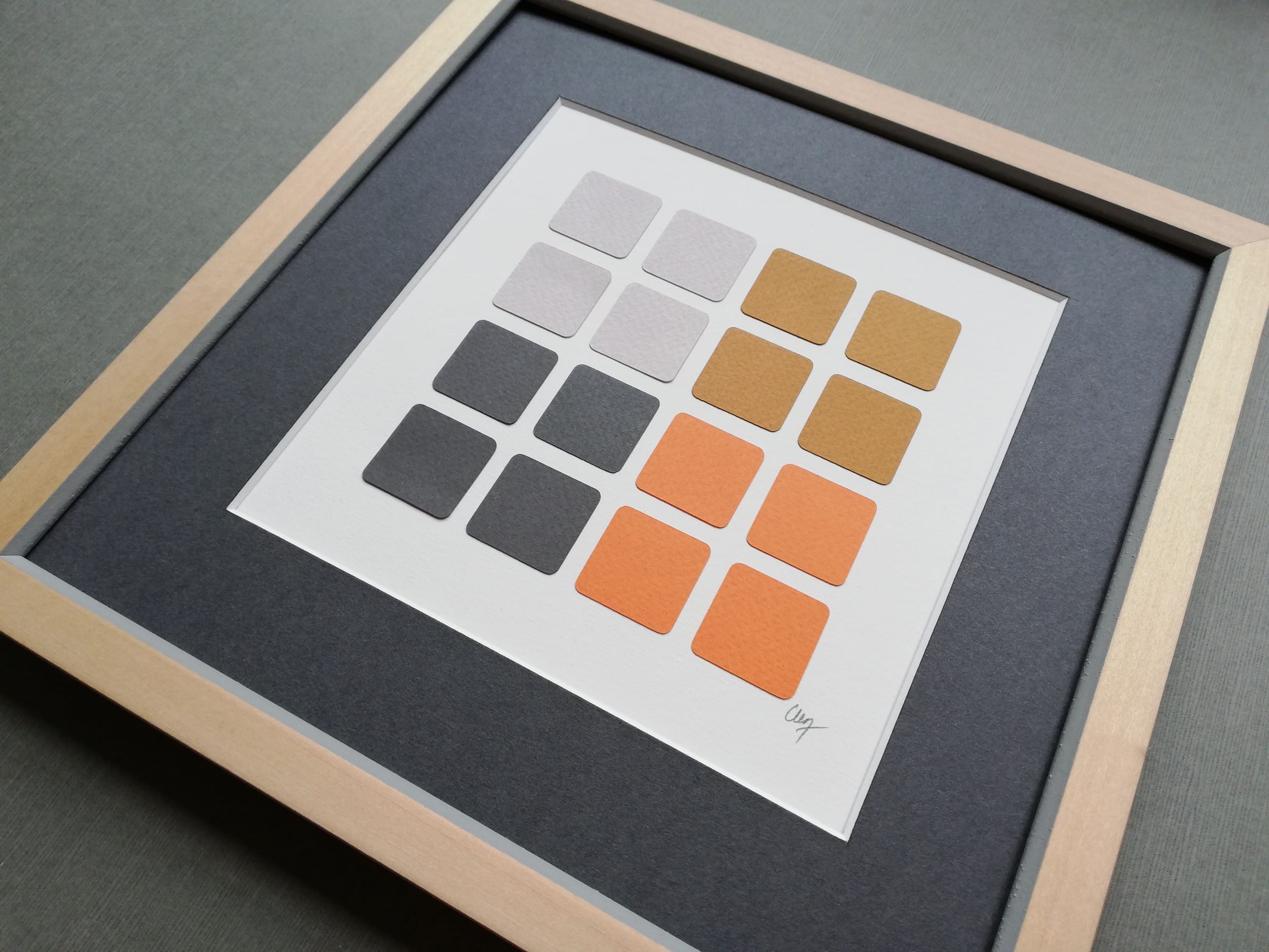 PIXELS – Palette chromatique gris/orange – Image 3