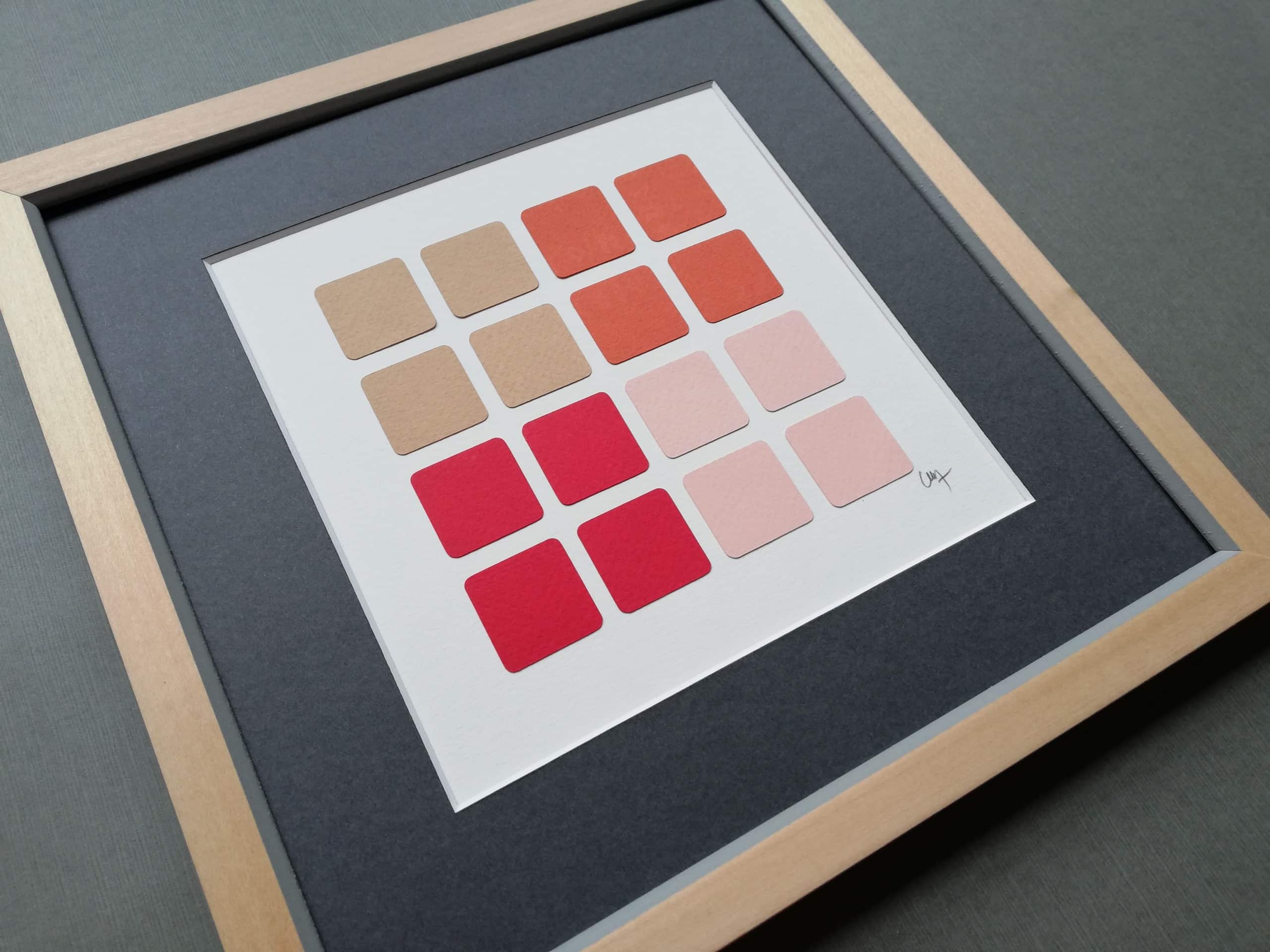 PIXELS Palette chromatique rouge