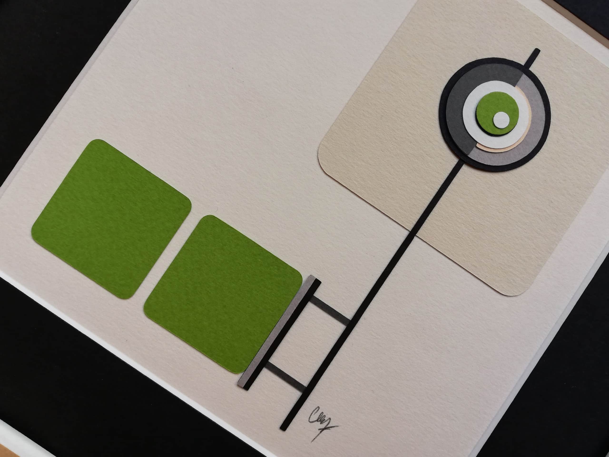 Luminaire pied déporté - vert – Image 3