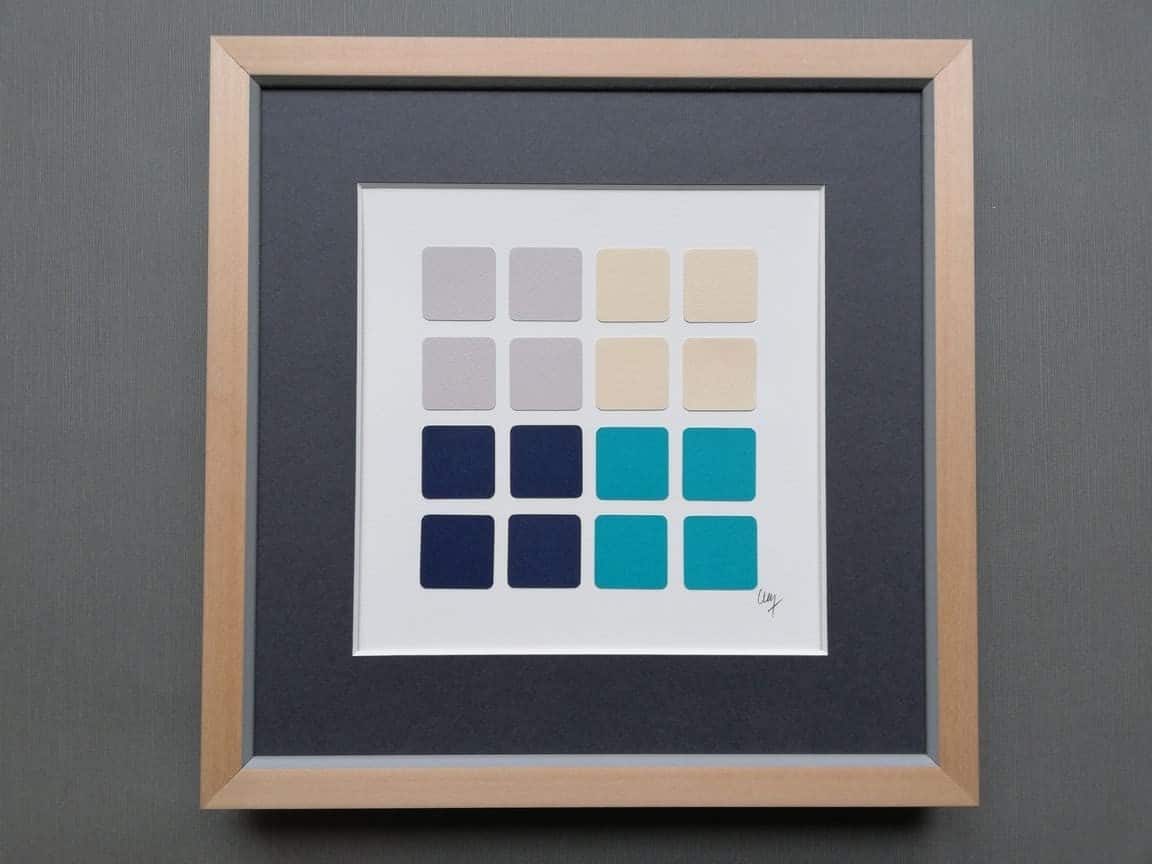 PIXELS Palette chromatique bleu