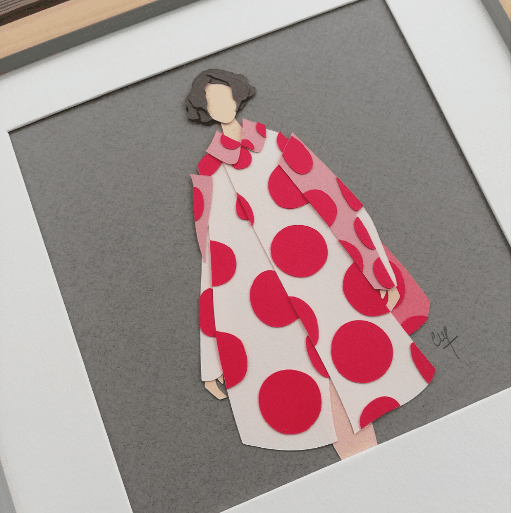 Mode - Manteau à pois