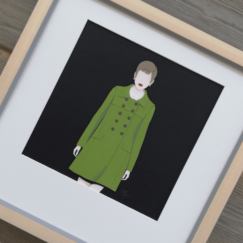 Mode - Manteau vert Dior – Image 2