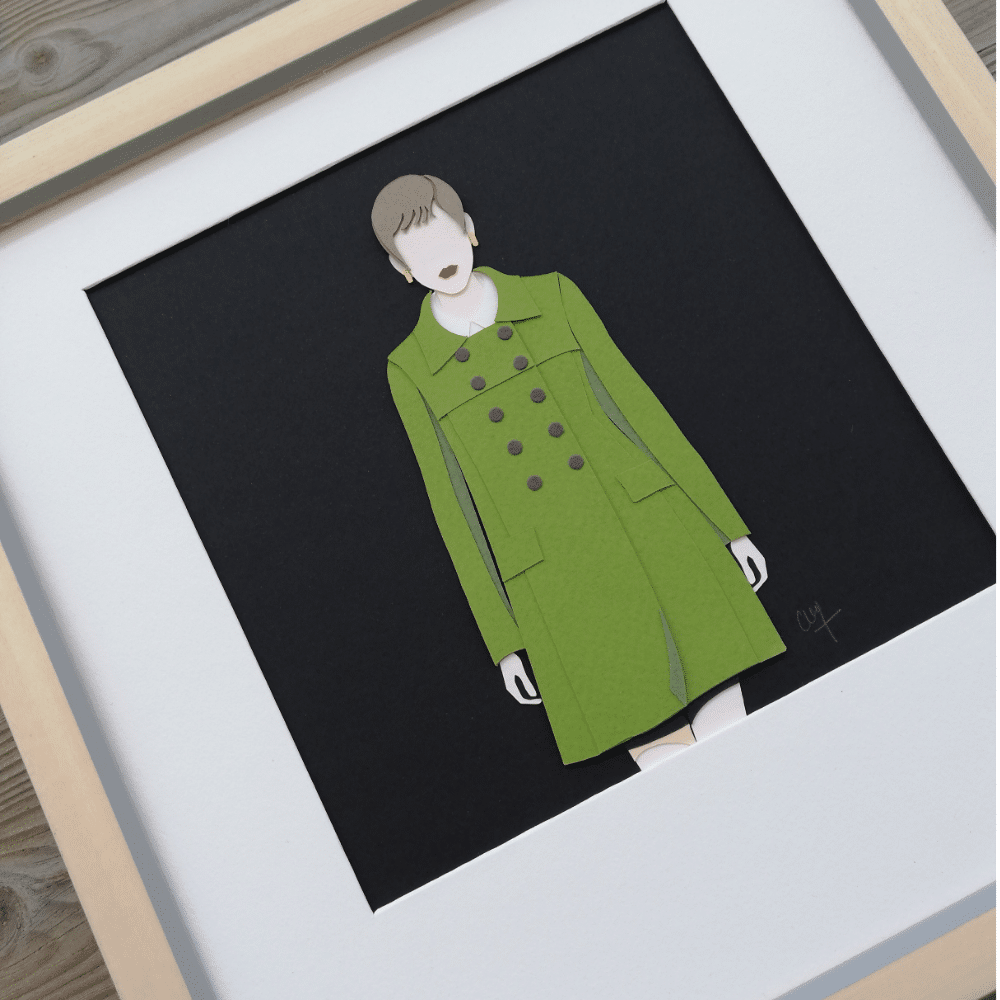 Mode - Manteau vert Dior