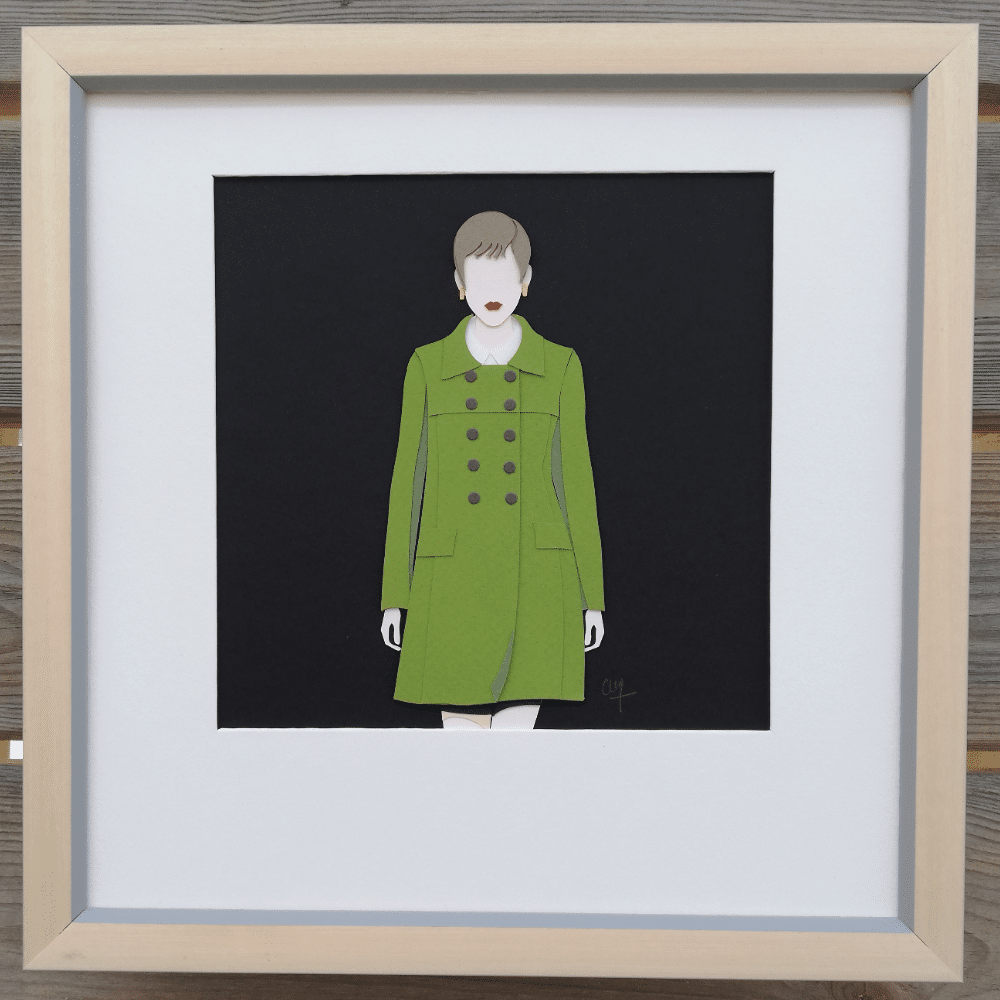 Mode - Manteau vert Dior – Image 3